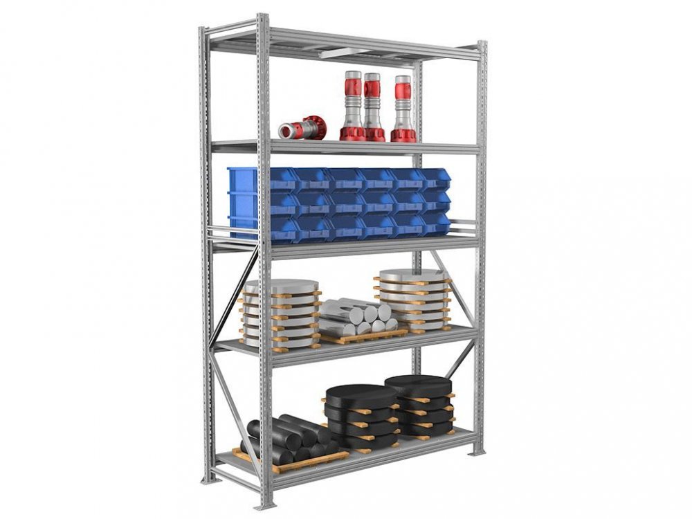 Стеллаж MS PRO 250х150X60