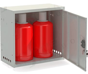 Шкаф для газовых баллонов на 27 л.